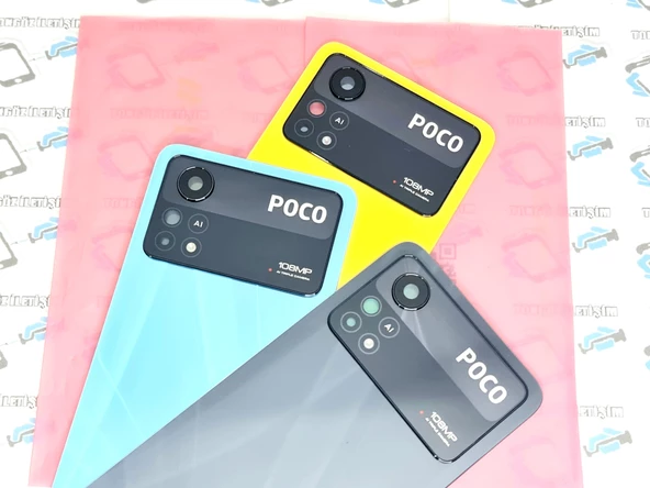 Xiaomi Poco X4 PRO Arka Pil Kapağı Full Orijinal (Tkz) - 3