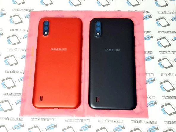 Samsung Galaxy A01 Kasa Arka Pil Batarya Kapağı