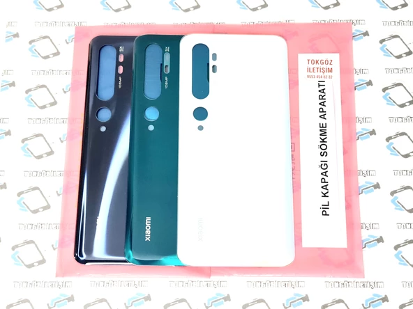 Xiaomi Mi Note 10 Arka Kapak Batarya Pil Kapağı (CAM)