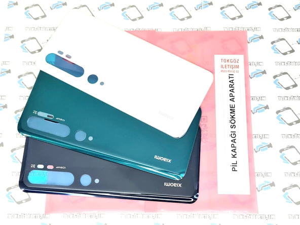 Xiaomi Mi Note 10 Arka Kapak Batarya Pil Kapağı (CAM)