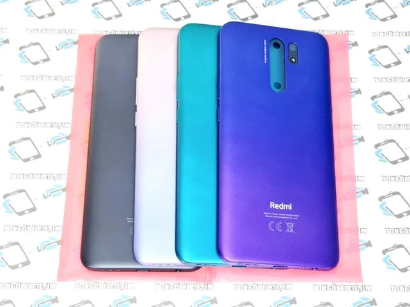 Xiaomi Redmi 9 Kasa Arka Pil Batarya Kapağı (Yan Tuş Orj)