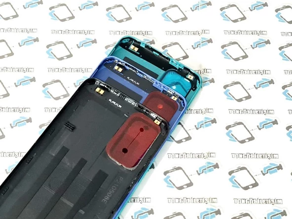 Xiaomi Redmi 9T Kasa Arka Pil Batarya Kapağı Orjinal (YAN TUŞLAR - Resim 4