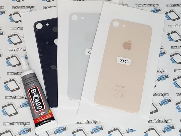 İphone 8 Arka Pil Batarya Kapağı (CAM) B-7000 - 2