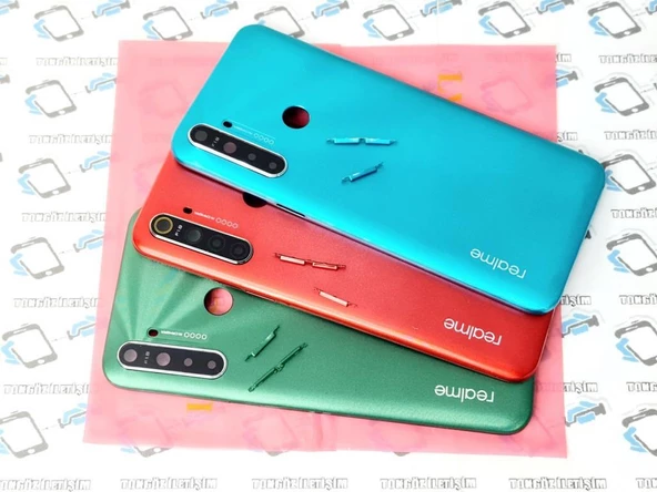 Oppo Realme 5İ Kasa Arka Pil Batarya Kapağı (Yan Tuşlar)
