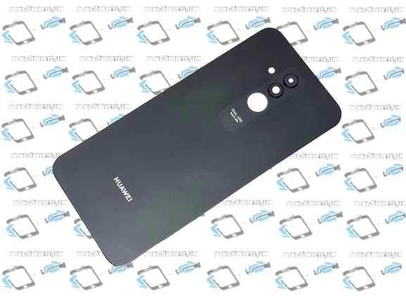 Huawei Mate 20 Lite Arka Pil Batarya Kapağı (Kamera Lensli CAM) SİYAH