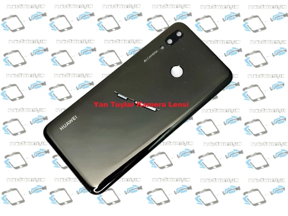 Huawei P Smart 2019 Kasa Arka Pil Kapağı SİYAH