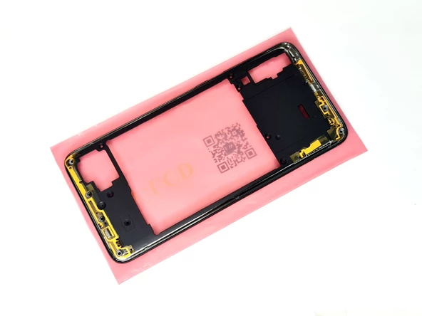 Samsung Galaxy A70 A 705 kasa Arka Pil Kapağı Siyah - Resim 4