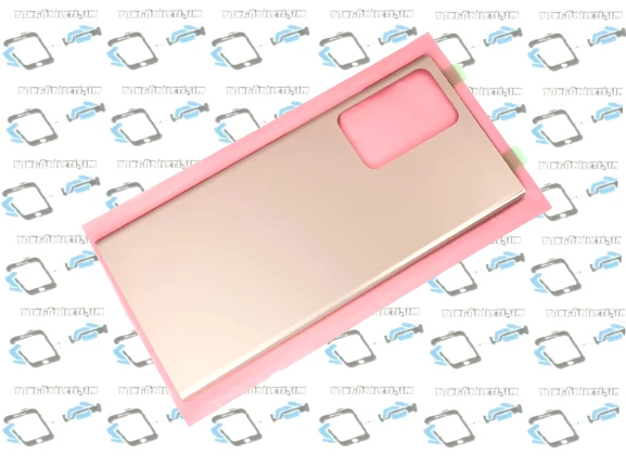 Samsung Galaxy Note 20 ULTRA Arka Pil Batarya Kapağı (CAM) GOLD