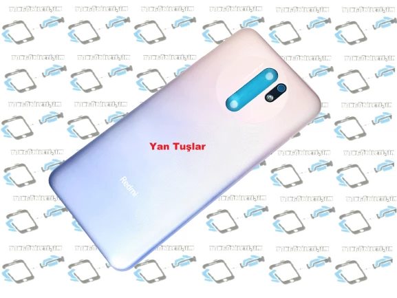 Tkgz Xiaomi Redmi 9 Kasa Arka Pil Batarya Kapağı GRİ