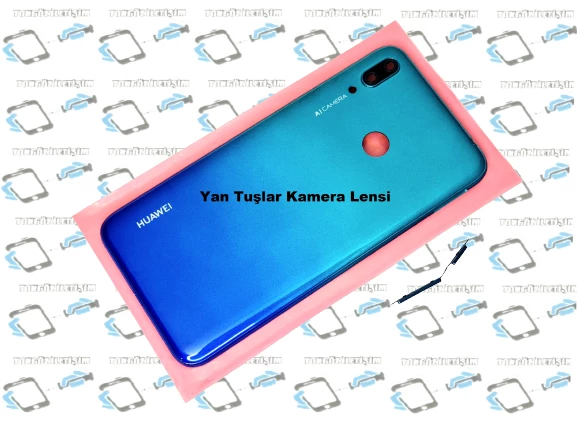 Tkgz Huawei Y7 2019 Full Kasa Arka Pil Batarya Kapağı MAVİ