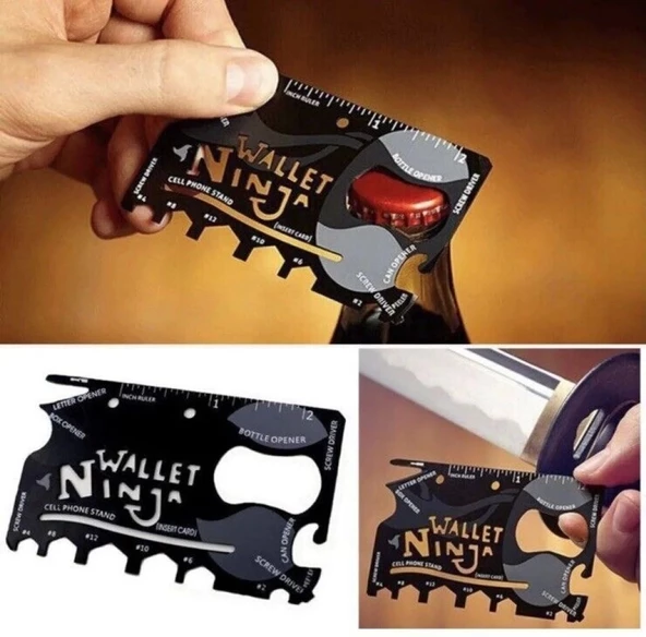 pilelistore 18 in 1 Credit Card Multi Tool Kit