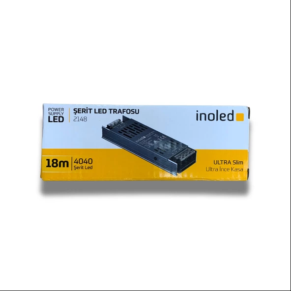 İnoled 2148 20,8A Ultra İnce Tip Led Trafo (250W) 18 MT Şerit led Destekli - 2