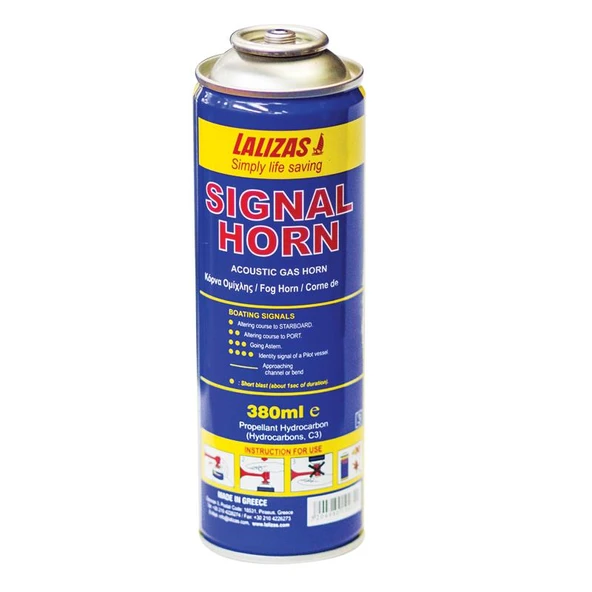 Lalizas Havalı Korna Yedek Tüp 380ml