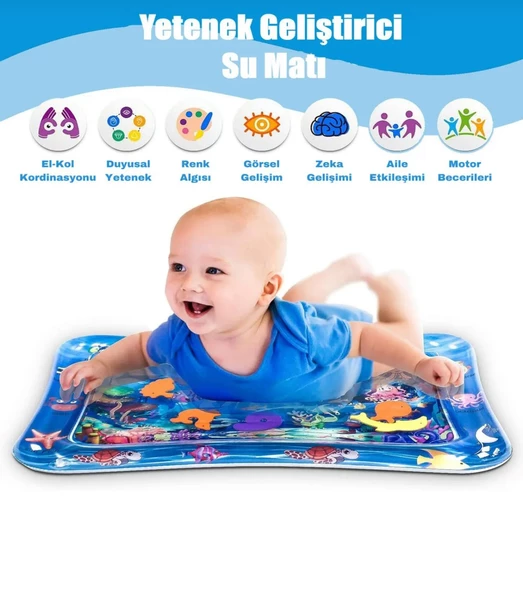 Babydoor Bebek Su Oyun Matı (TUMMY TİME) Karın Üstü Aktivite Zamanı Unisex