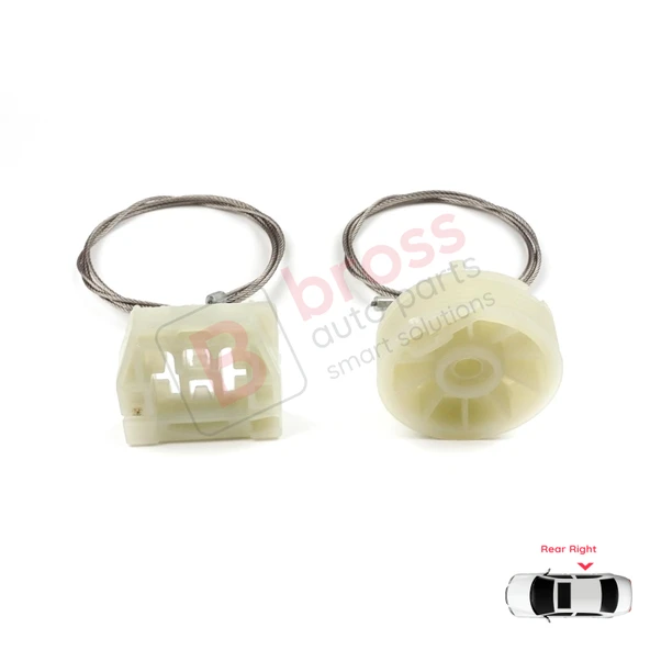 Rover 75 RJ MG ZT Brilliance B8 1998-2005 CVH101300 İçin Elektrikli Arka Sağ Cam Kriko Tamir Seti - Resim 5