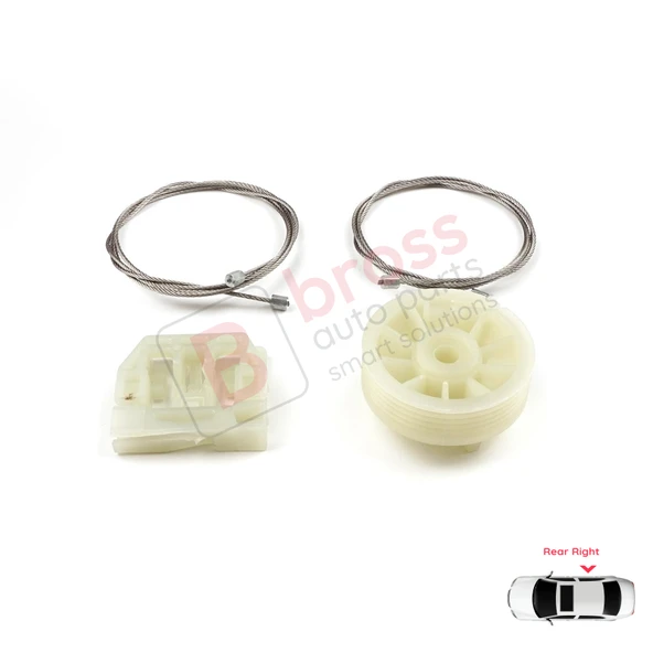 Rover 75 RJ MG ZT Brilliance B8 1998-2005 CVH101300 İçin Elektrikli Arka Sağ Cam Kriko Tamir Seti - Resim 3