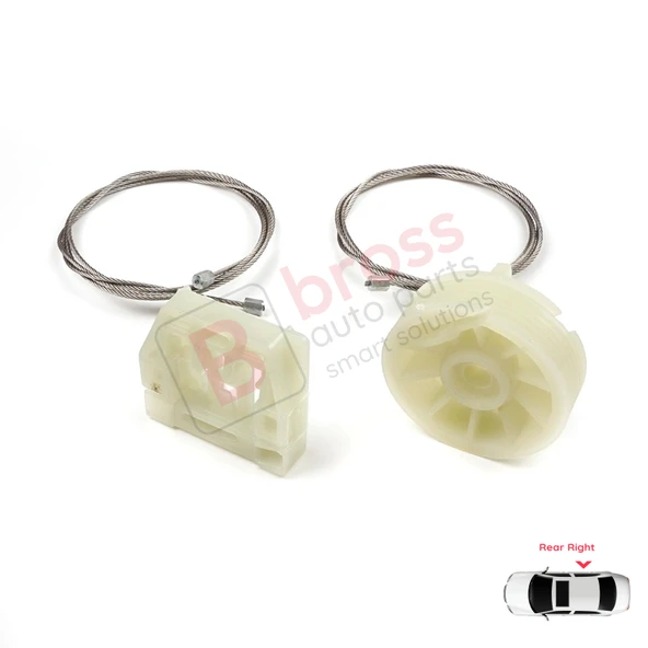 Rover 75 RJ MG ZT Brilliance B8 1998-2005 CVH101300 İçin Elektrikli Arka Sağ Cam Kriko Tamir Seti - Resim 4