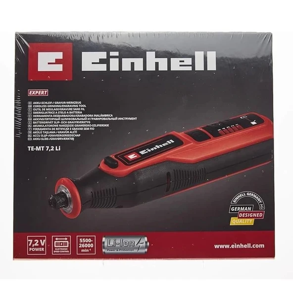 Einhell TE-MT 7.2 Li Akülü Mini Taşlama ve Gravür Seti - Resim 8