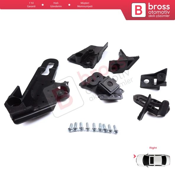 Seat Leon MK4 KL1 KL8 2020-On 5FA998226 İçin Sağ Ön Far Tamir Seti - 4