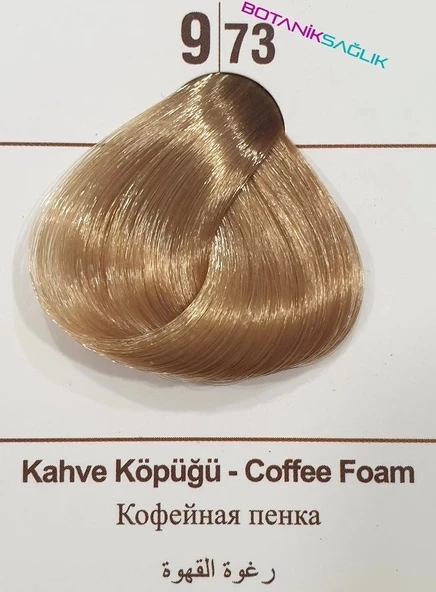 COLORX BİTKİSEL KREM SET BOYA - 9.73 Kahve Köpüğü - Resim 4