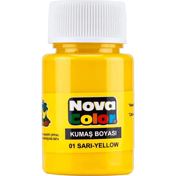 NOVA COLOR KUMAŞ BOYA BOYASI SARI