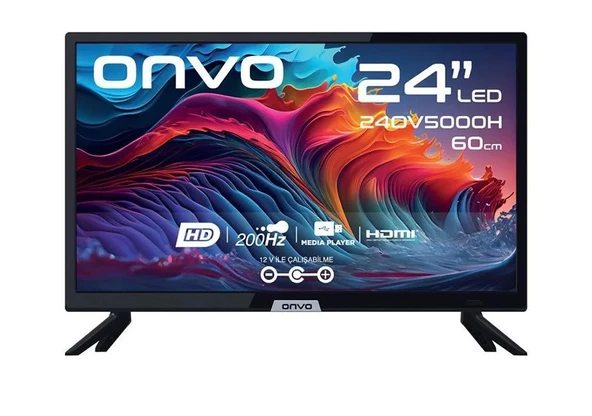 Onvo 24OV5000H HD 24" 61 Ekran Uydu Alıcılı LED TV