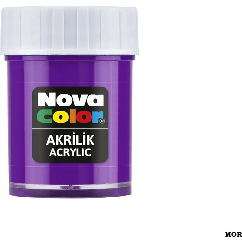 NOVA COLOR AKRİLİK BOYA MOR 30 CC
