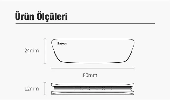 Baseus Metal Paddle Araç Havalandırma Bölmesi Hava Spreyi Oto Kokusu - 3