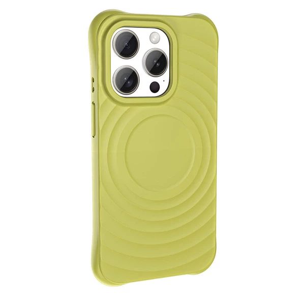 iPhone 15 Pro Max Magsafe Şarj Özellikli Airbagli Mat Görünümlü Hepi Kılıf - Resim 5