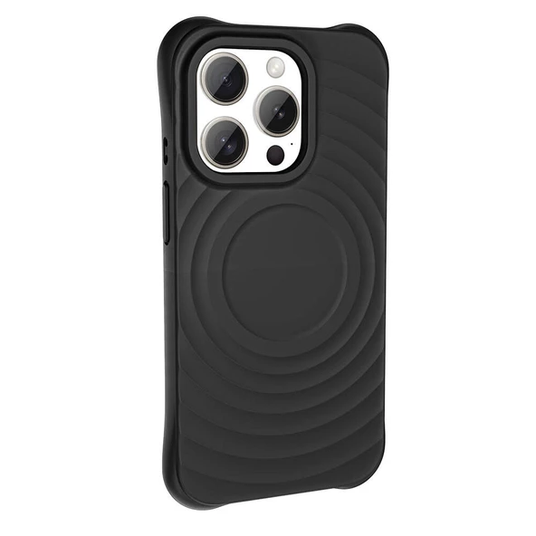 iPhone 15 Pro Magsafe Şarj Özellikli Airbagli Mat Görünümlü Hepi Kılıf - Resim 2