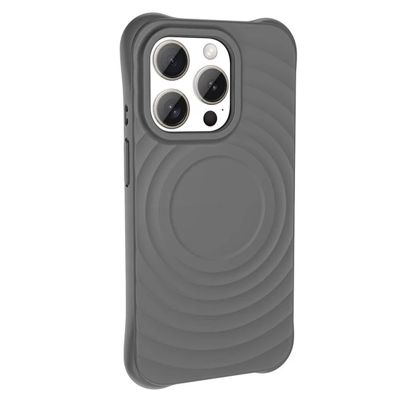 iPhone 15 Pro Magsafe Şarj Özellikli Airbagli Mat Görünümlü Hepi Kılıf - Resim 4