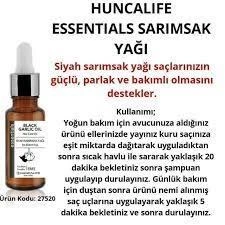 HuncaLife Essentials Saç Bakım Yağı 20 Ml Siyah Sarımsak - 2