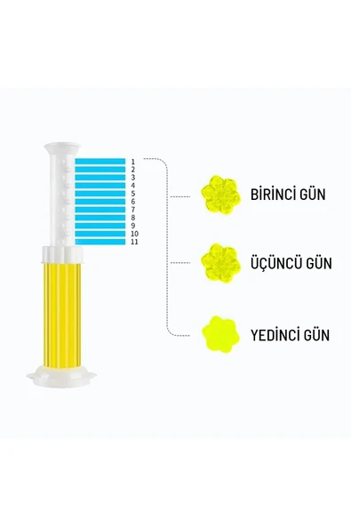 Wc Tuvalet Temizleme Jeli Klozet Jel Blok Koku Giderici Desenli Klozet Jeli Limon Sarı 1 Adet - 4