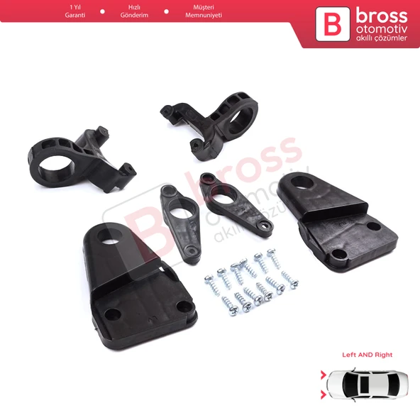 Skoda Octavia MK3 5E 2012-2019 5E0998225 5E0998226 İçin Sağ Sol Ön Far Tamir Seti - 4