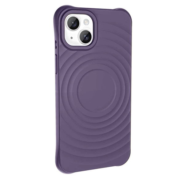 Apple iPhone 14 Magsafe Şarj Özellikli Airbagli Mat Görünümlü Zore Hepi Kapak - Resim 9