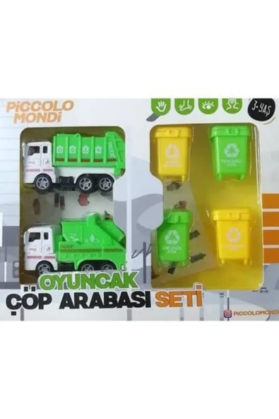 PICCOLO MONDİ  Oyuncak Çöp Arabası