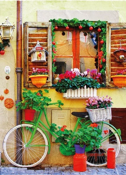 Gold Puzzle 500 Parça Bisiklet Puzzle ürün görseli