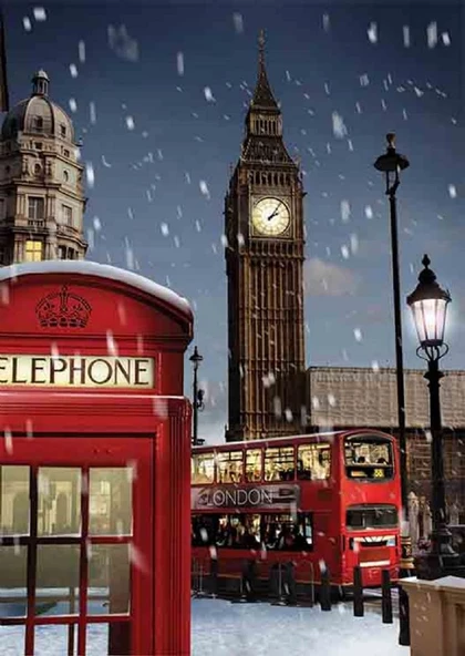 Gold Puzzle 1000 Parça Londra Puzzle