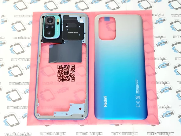 Xiaomi Redmi NOTE 10 KASA Arka Pil Kapağı (4g) Orijinal FULL).