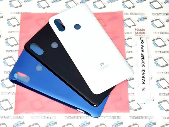 Xiaomi Mi 8 Arka Kapak Batarya Pil Kapağı (CAM). - 2