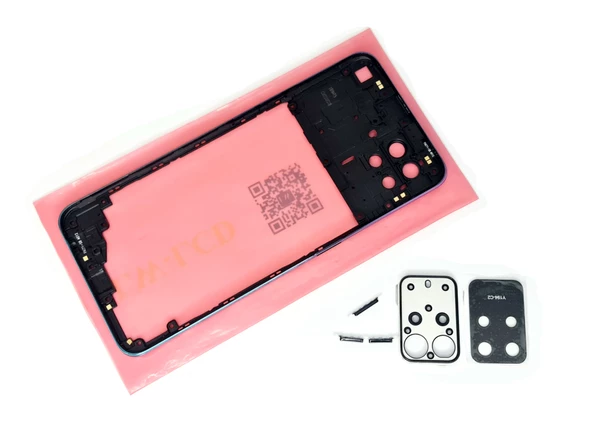 Oppo Reno 5 Lite FULL kasa Arka Pil Batarya Kapağı Mavi - 4