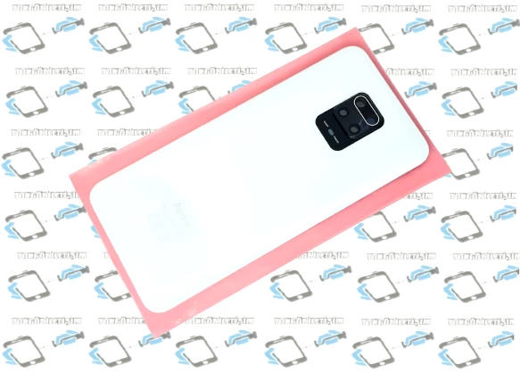 Xiaomi Redmi Note 9S Arka Batarya Kapağı (Lensli) Beyaz