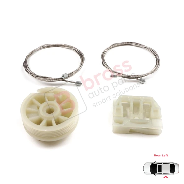 Rover 75 RJ MG ZT Brilliance B8 1998-2005 4/5 Kapı CVH101310 İçin Elektrikli Arka Sol Cam Kriko Seti - Resim 3