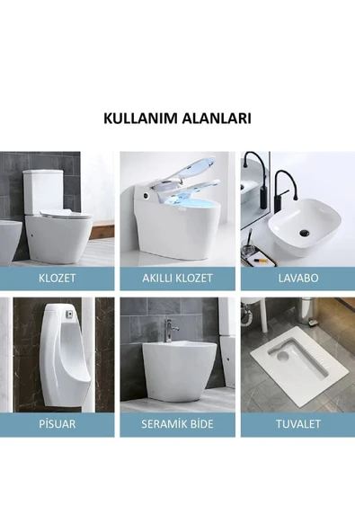Wc Tuvalet Temizleme Jeli Klozet Jel Blok Koku Giderici Desenli Klozet Jeli Yeşil 1 Adet - 5