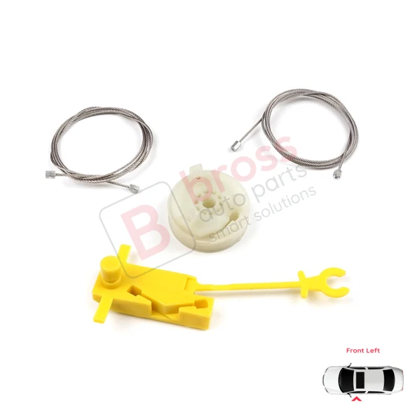 Renault Trafic MK2 Vivaro Primastar 2001-2015 7700311820 İçin Elektrikli Ön Sol Cam Kriko Tamir Seti - Resim 2