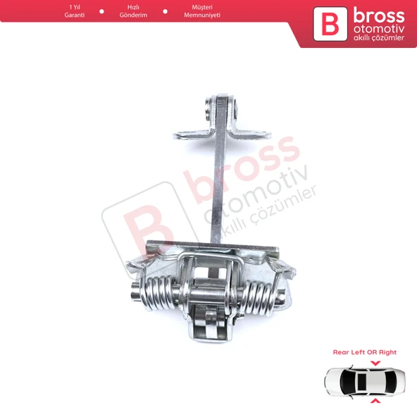 Citroen C5 MK1 DC/DE 2001-2008 9181G1 İçin Arka Sağ veya Sol Kapı Gergi Yayı - 4