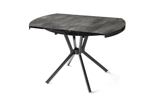 Bade MDF Oval HighGloss Açılır Mutfak Masası 73x120 - Resim 7