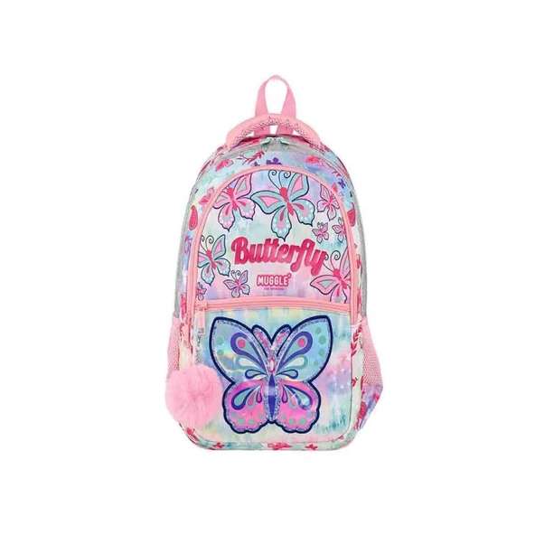 Muggle İlkokul Sırt Çantası Butterfly Koleksiyonu Mu-9038