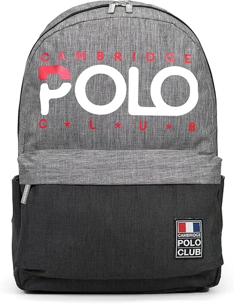 Cambridge Polo Club Normcore Matara Cepli Unisex Sırt Çantası Gri / CPC3027.003