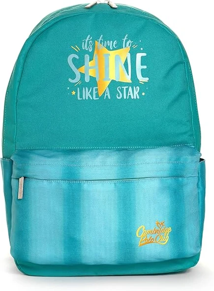 Cambridge Polo Club Shine Star Çift Ana Bölmeli Unisex Çocuk İlkokul Sırt Çantası Turkuaz / CPO4087.014 ürün görseli